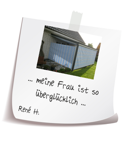 Rene H. Referenz Terrassendach