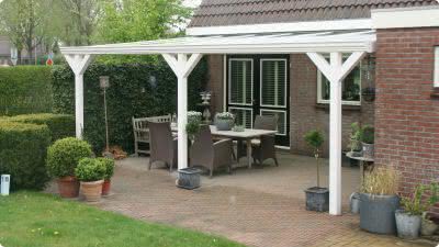 Terrassen&uuml;berdachung Anbau aus Aluminium