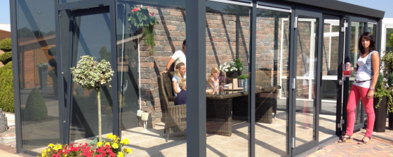 Terrassenüberdachung Alu Terrassenüberdachung aus Aluminium