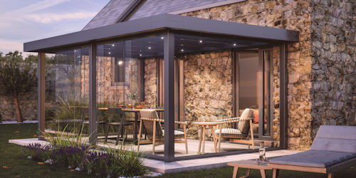 Konfigurator für Flachdach Terrassenüberdachung Flachdach Terrassenüberdachung